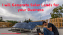 generate solar leads for your business