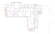 do 2d cad drawing, floor plan with measurement