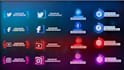 do neon social media lower thirds