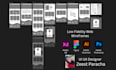 make low fidelity web and mobile app wireframes, mockups, and prototype design