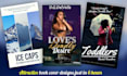 design book cover,ebook cover, kindle book cover
