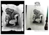 draw dark art illustration with pencil