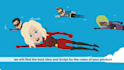 do creative animated marketing video or 2d animation video