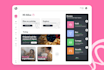 do figma website design, website ui ux, figma design, landing page