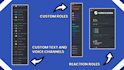 design an existing or new discord server setup