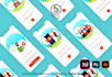 design splash screen and onboarding screens for mobile app