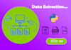 do python web scraping script for data extraction anytime