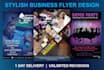create stylish business flyer design