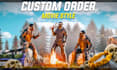 design you a custom rust 3d youtube thumbnail for your video