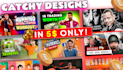 design viral eyecatching thumbnails for youtube videos