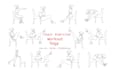do workout yoga chair exercise patent drawing illustrate