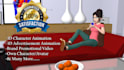 create 3d cartoon  character animation