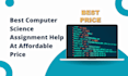 help in computer science assignment , tasks and projects