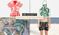 create tropical print and hawaiian seamless pattern design