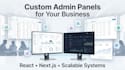 design and develop react admin panels for your applications