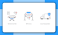 do unique 4 custom icon set design