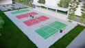 design tennis court, basketball court, volleyball court, soccer court