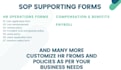 write a customize HR policies and sops for your business