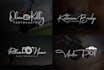 design photography watermark or signature logo