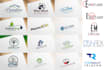 abstract and modern logo mark