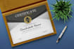 design appealing business card, invitation card, certificate