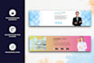 do professional linkedin background cover and banner design
