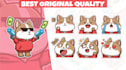 design cute cartoon, emoticon, sticker, kawai, mascot design