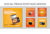 do affiliate web banner ads, social media post  design