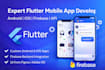 create a scalable flutter mobile app with clean UI and backend integration