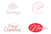 design modern simple, feminine logo