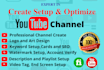 create, setup and optimize your youtube chanal