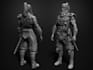 do aaa 3d character modeling for unreal engine 5 and unity