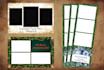 design 360 overlay and standard photo booth template
