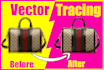 make vector tracing, vector graphics, vectorize and graphic illustrator on adobe