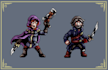 make pixel art characters, portraits and animation