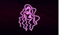 draw glowing neon minimalist hand drawn line art