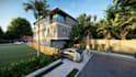 design house 3d model on sketchup and render