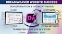 edit remake redesign your website with dreamweaver into completely change look