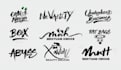 create real cursive handwritten logo