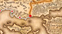 create travel map route animation and point your location