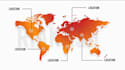 create map animation with text and icon