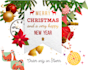 design digital christmas card and greeting cards