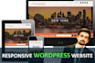 design perfect website in PHP HTML javascript or wordpress