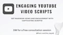 write engaging and compelling youtube video scripts