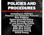 write your business and company policies