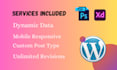 convert xd, PSD to wordpress by elementor pro