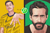draw vector portrait from your photo
