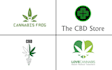 design medical cannabis cbd health logo