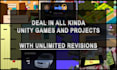 develop any type of game in unity