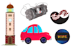 design clip arts and simple illustrations